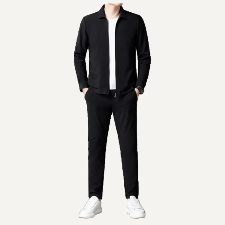Elevated Essentials Tracksuit - Zwart
