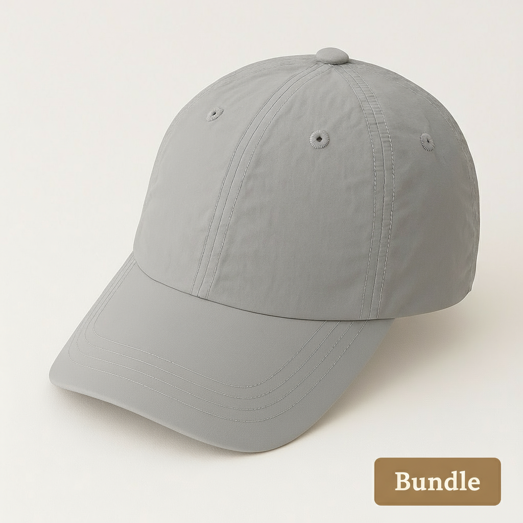 Performance Cap Bundle - Grey & Khaki