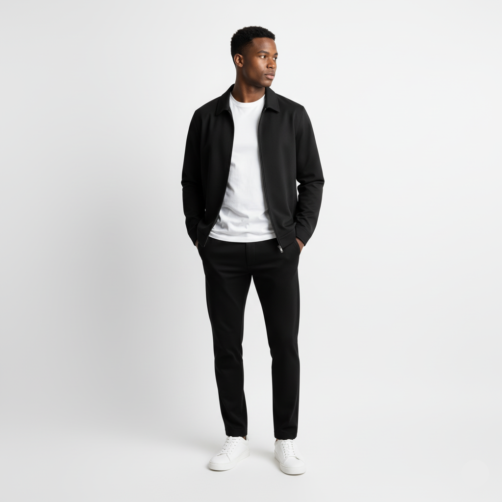 Elevated Essentials Tracksuit - Zwart
