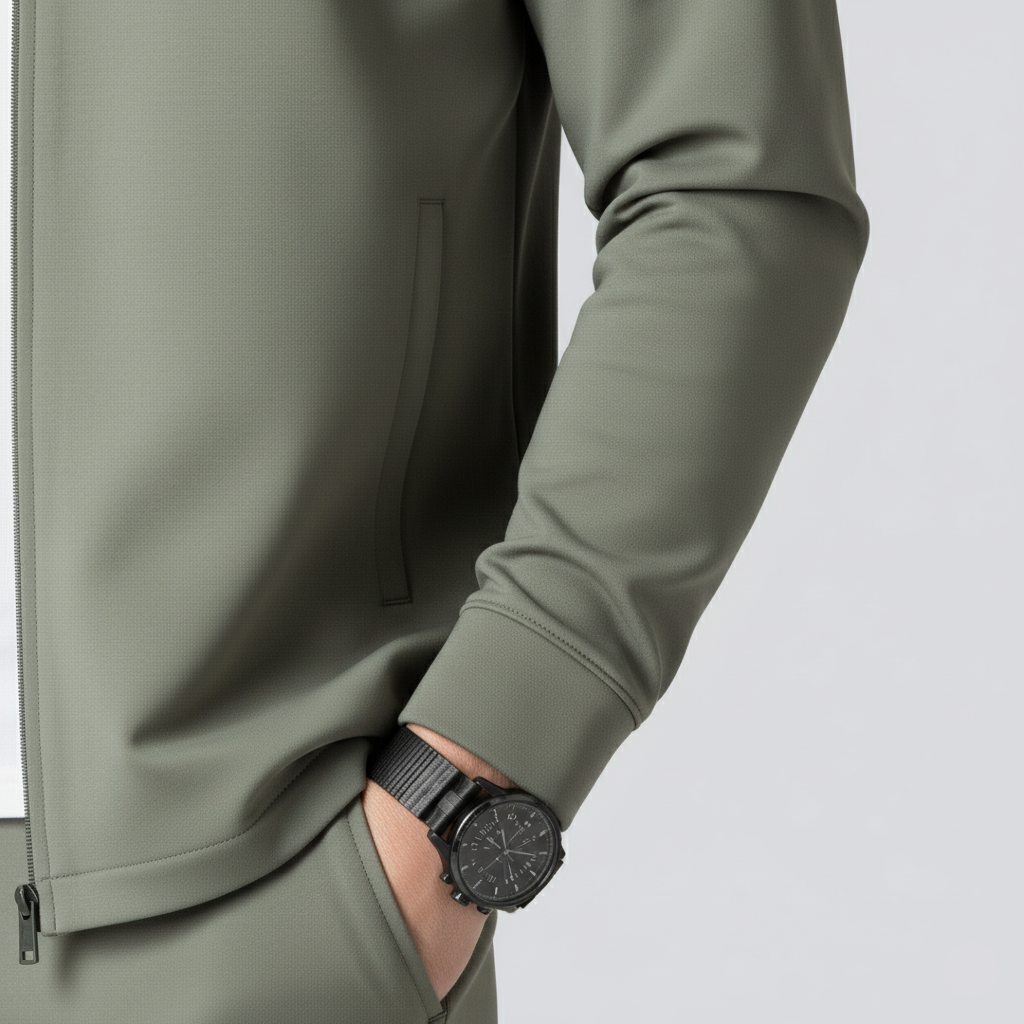 Elevated Essentials Tracksuit - Khaki